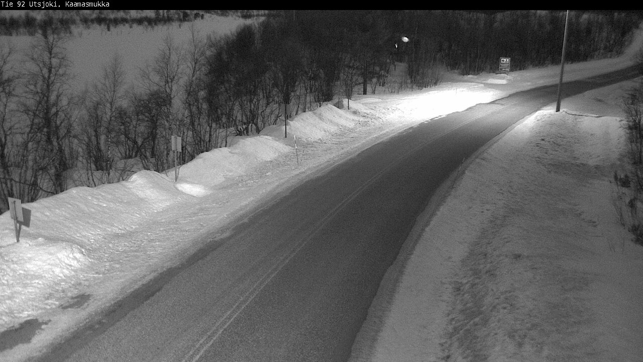 Kelikamerat Kuva Tie 92 Utsjoki, Kaamasmukka, Utsjoki, Lappi