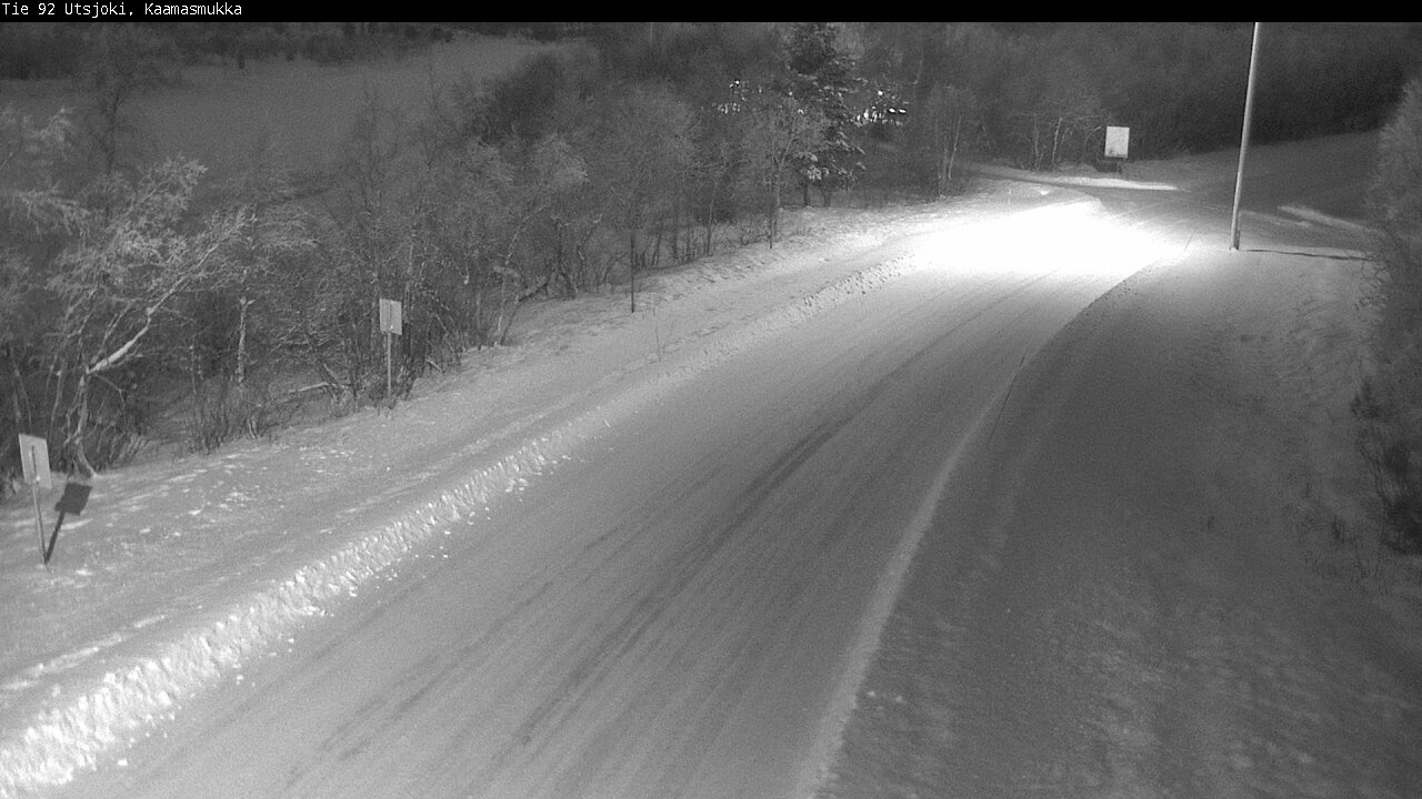 Weather Camera Image Road 92 Utsjoki, Kaamasmukka, Utsjoki, Lappi
