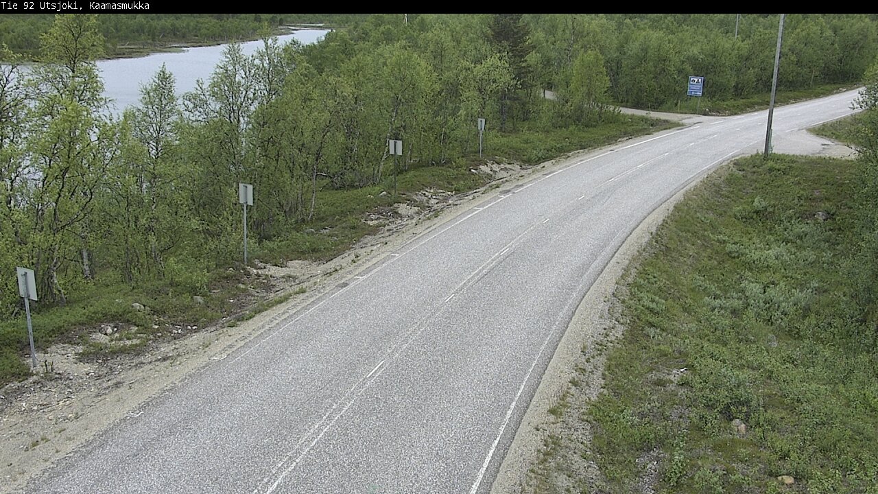 Weather Camera Image Väg 92 Utsjoki, Kaamasmukka, Utsjoki, Lappi