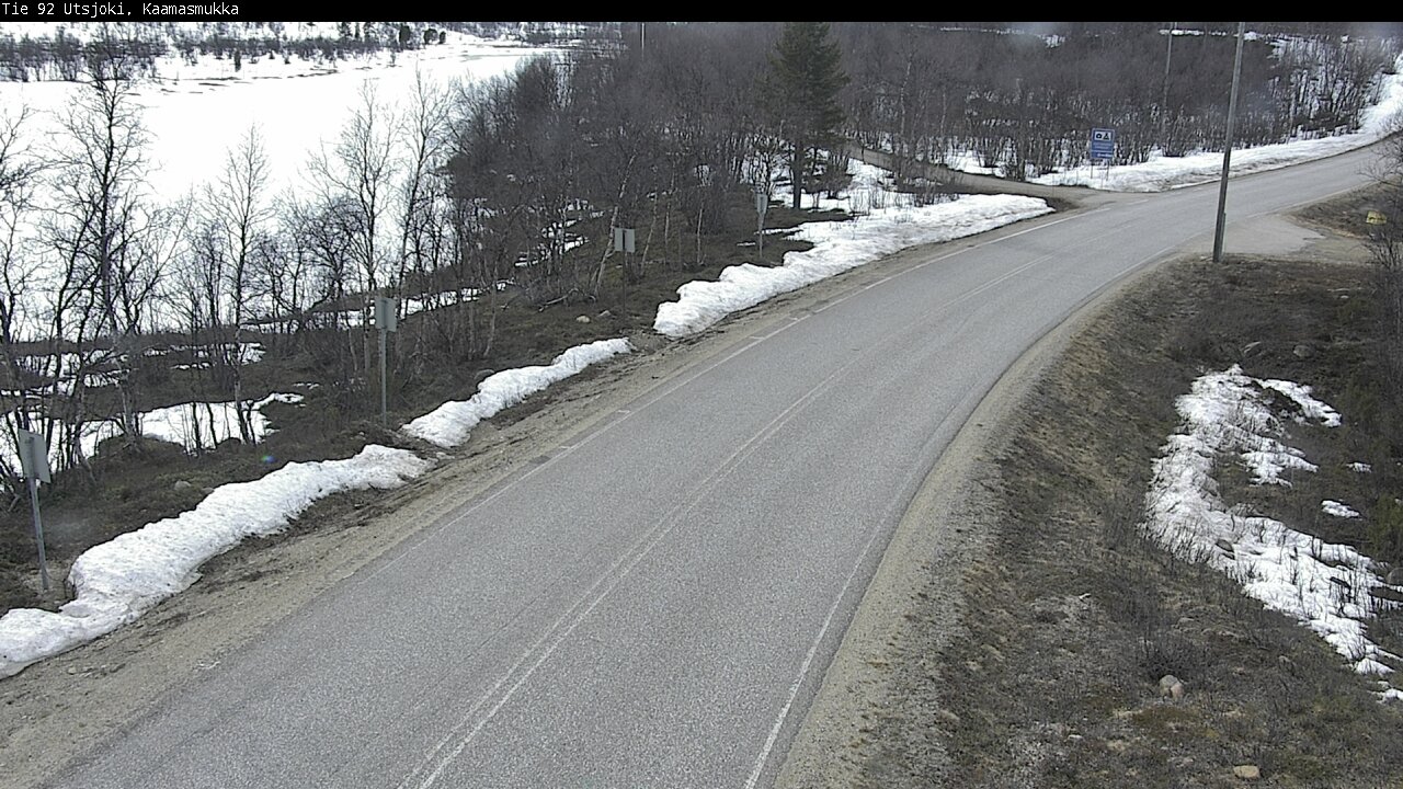 Weather Camera Image Väg 92 Utsjoki, Kaamasmukka, Utsjoki, Lappi