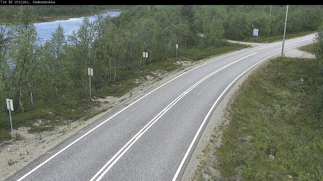 Weather Camera Image Road 92 Utsjoki, Kaamasmukka, Utsjoki, Lappi