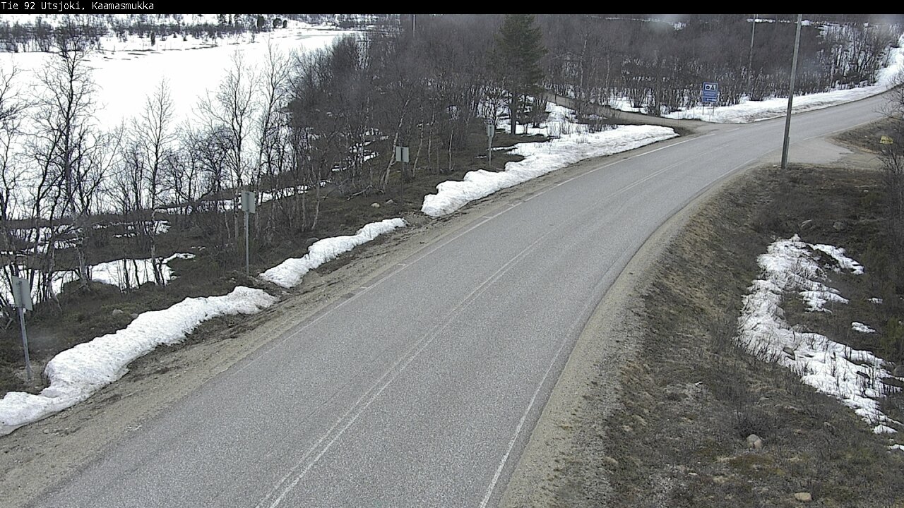 Weather Camera Image Väg 92 Utsjoki, Kaamasmukka, Utsjoki, Lappi