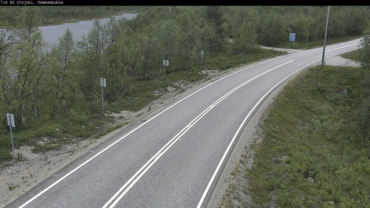 Kelikamerat Kuva Tie 92 Utsjoki, Kaamasmukka, Utsjoki, Lappi