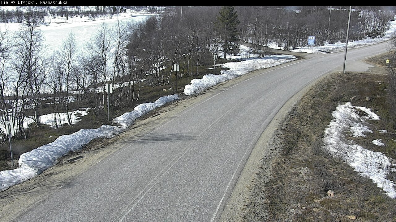 Weather Camera Image Väg 92 Utsjoki, Kaamasmukka, Utsjoki, Lappi