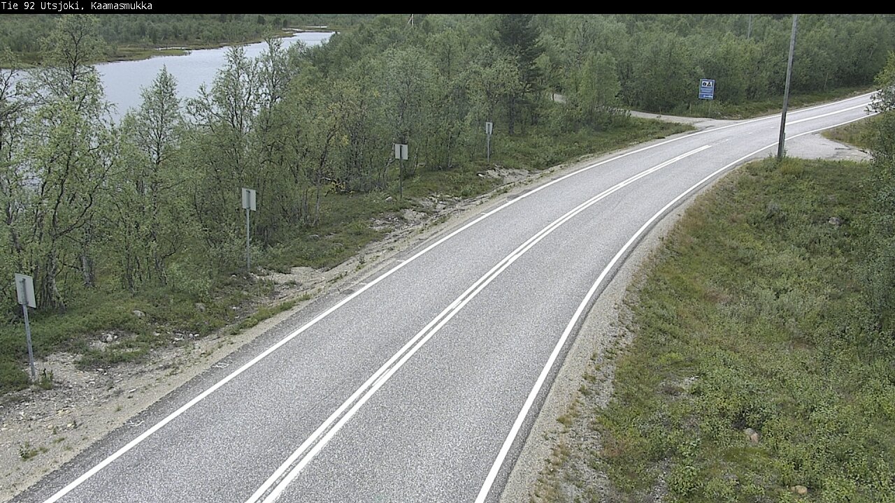 Kelikamerat Kuva Tie 92 Utsjoki, Kaamasmukka, Utsjoki, Lappi