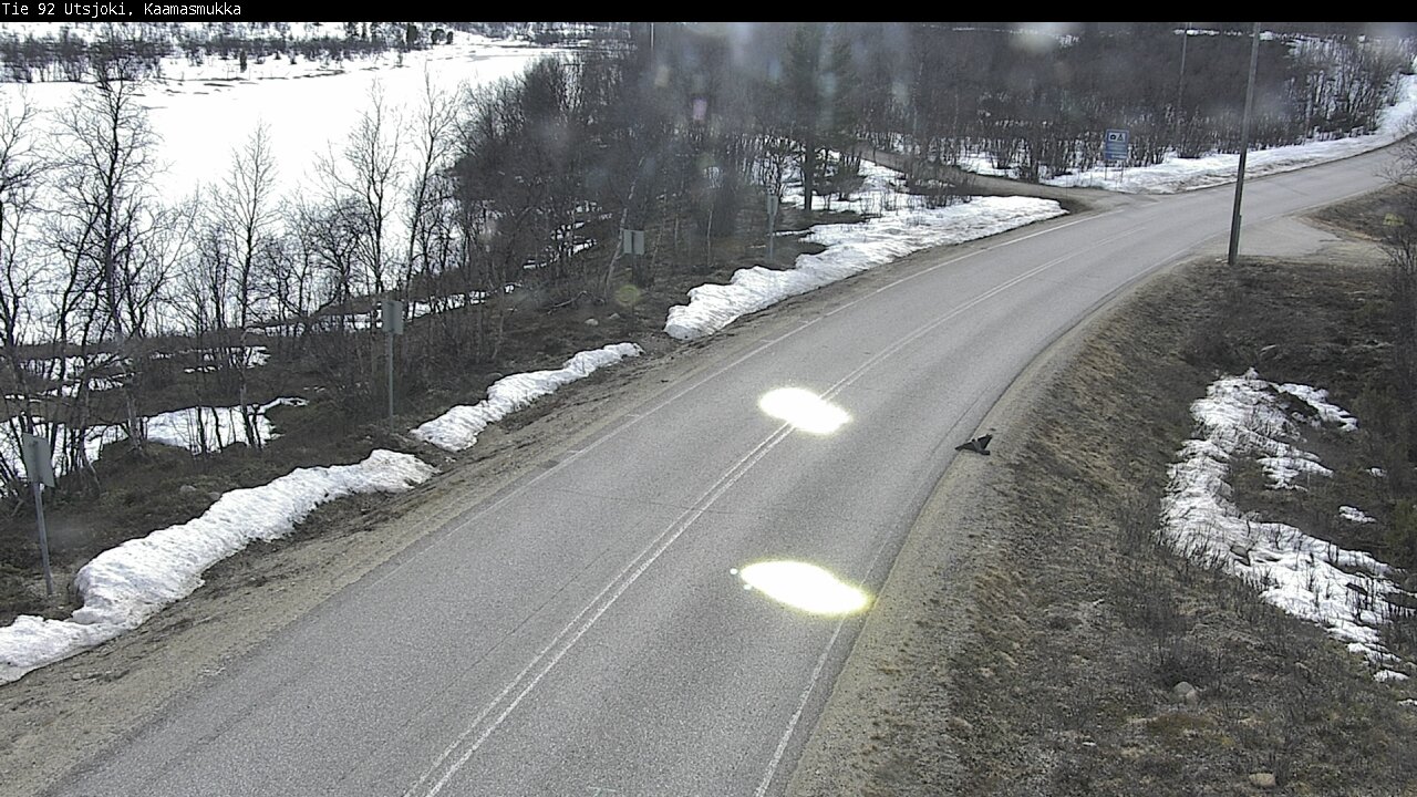 Weather Camera Image Väg 92 Utsjoki, Kaamasmukka, Utsjoki, Lappi