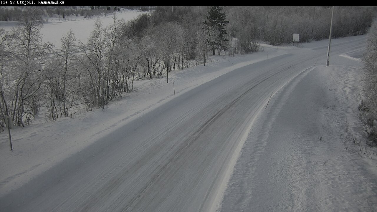 Weather Camera Image Road 92 Utsjoki, Kaamasmukka, Utsjoki, Lappi