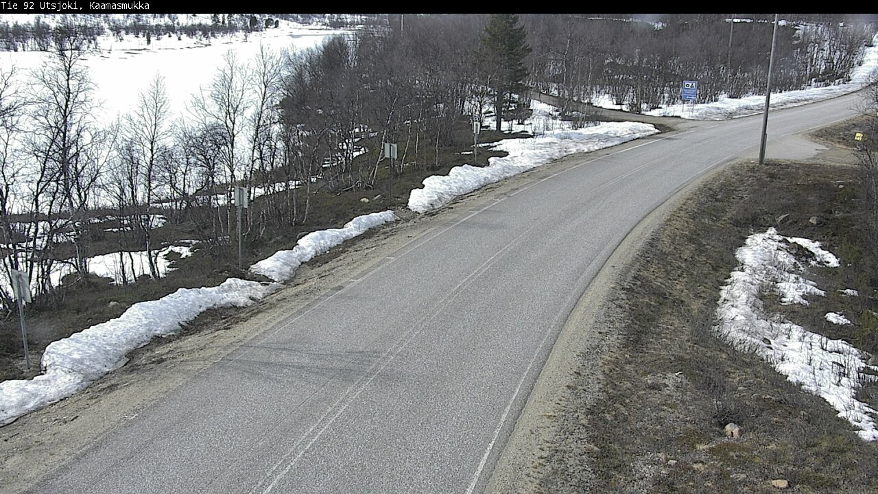 Weather Camera Image Väg 92 Utsjoki, Kaamasmukka, Utsjoki, Lappi