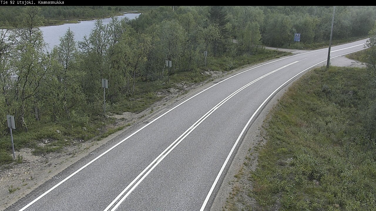Kelikamerat Kuva Tie 92 Utsjoki, Kaamasmukka, Utsjoki, Lappi