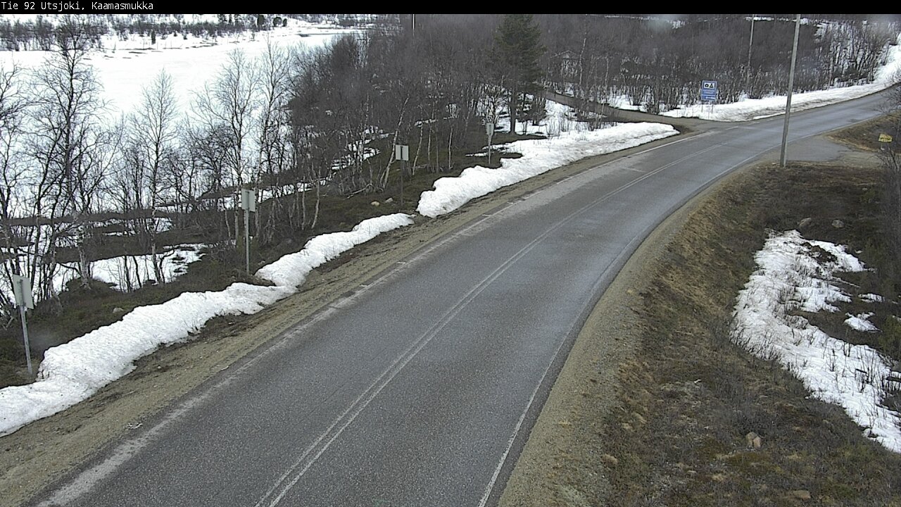 Weather Camera Image Väg 92 Utsjoki, Kaamasmukka, Utsjoki, Lappi