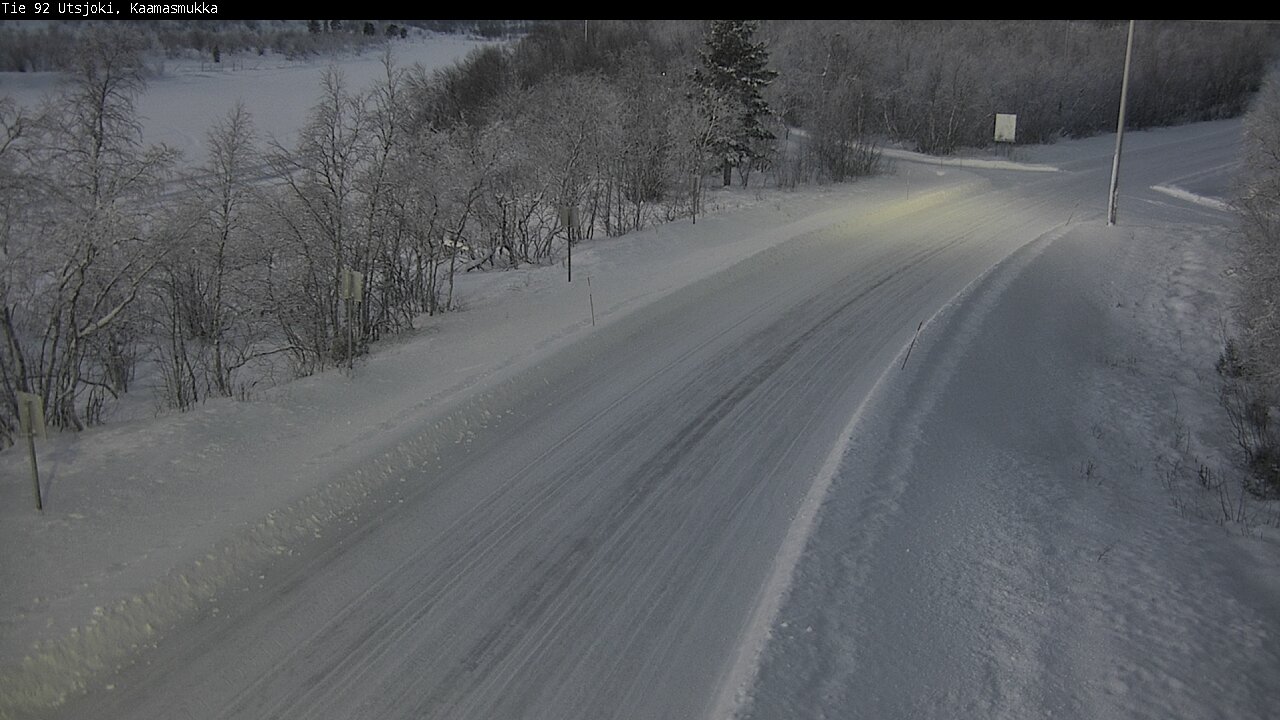 Weather Camera Image Road 92 Utsjoki, Kaamasmukka, Utsjoki, Lappi