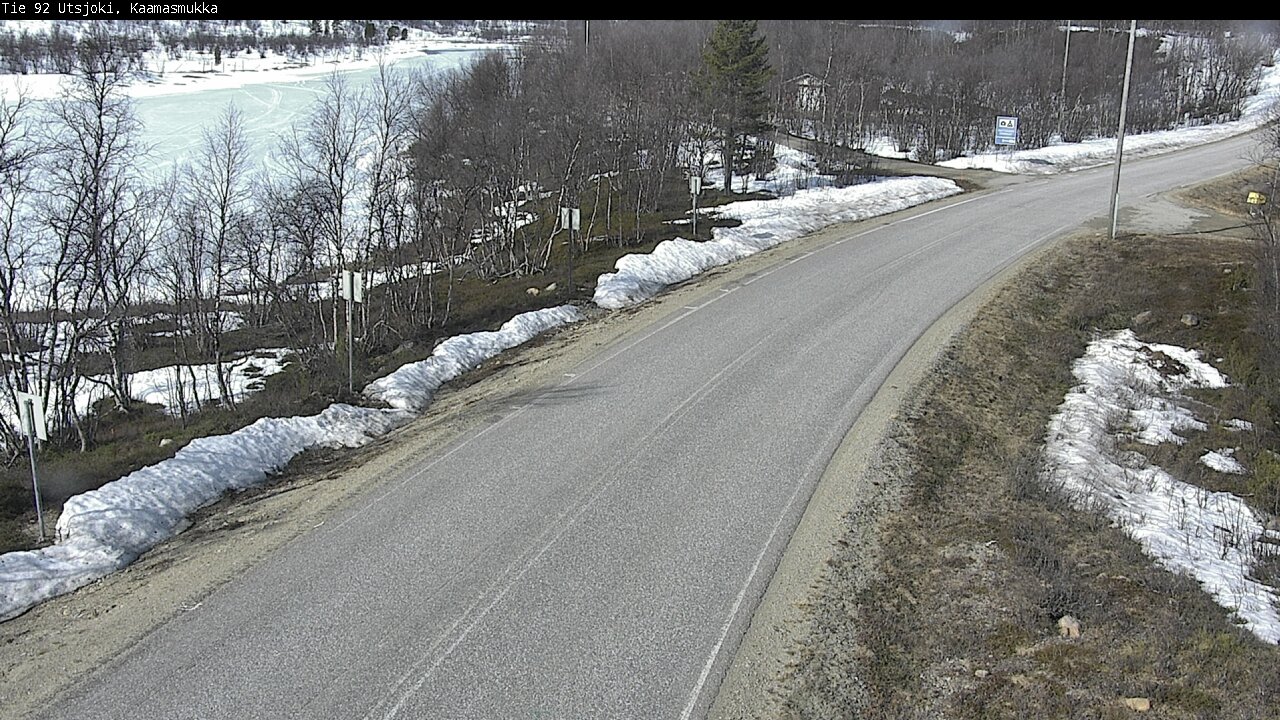 Weather Camera Image Väg 92 Utsjoki, Kaamasmukka, Utsjoki, Lappi