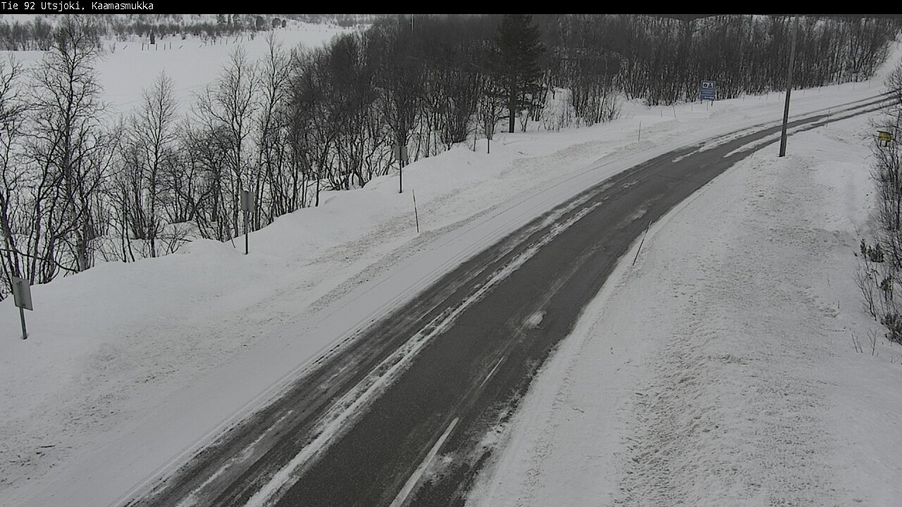 Weather Camera Image Road 92 Utsjoki, Kaamasmukka, Utsjoki, Lappi