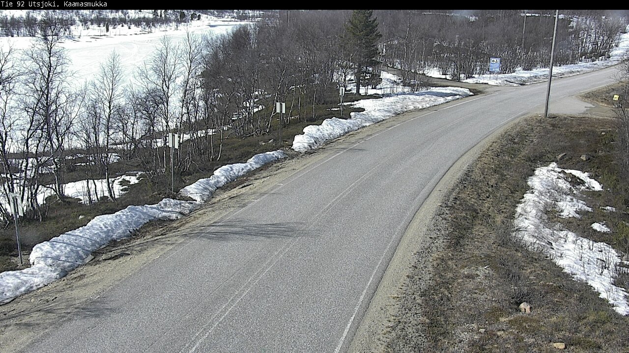 Weather Camera Image Väg 92 Utsjoki, Kaamasmukka, Utsjoki, Lappi