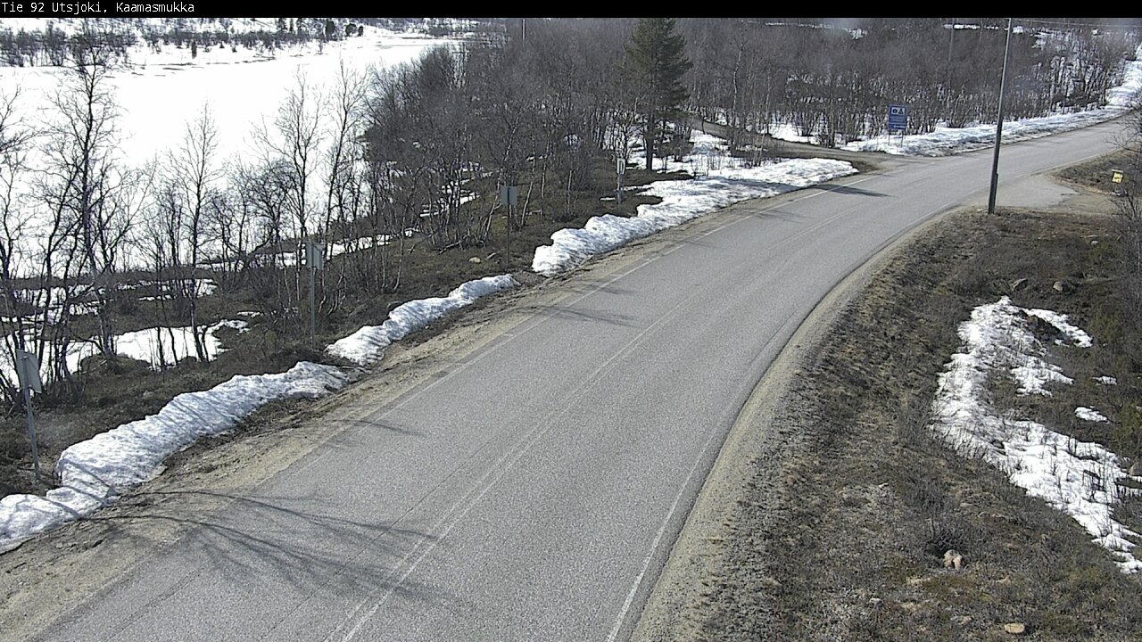 Weather Camera Image Väg 92 Utsjoki, Kaamasmukka, Utsjoki, Lappi