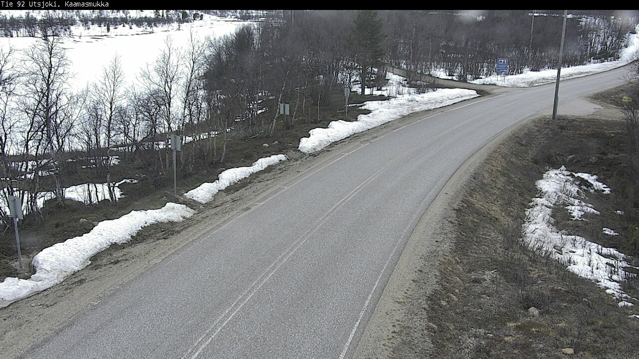 Weather Camera Image Väg 92 Utsjoki, Kaamasmukka, Utsjoki, Lappi