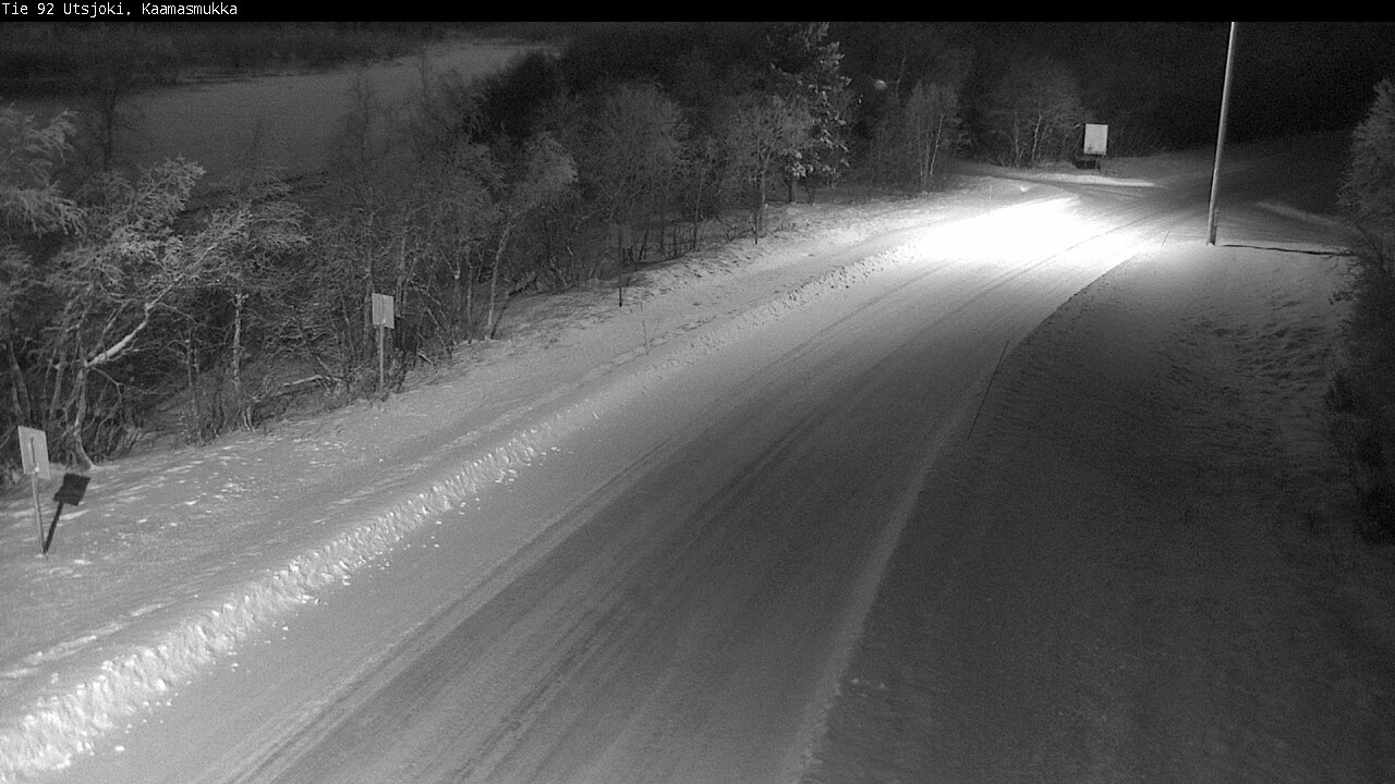 Weather Camera Image Väg 92 Utsjoki, Kaamasmukka, Utsjoki, Lappi