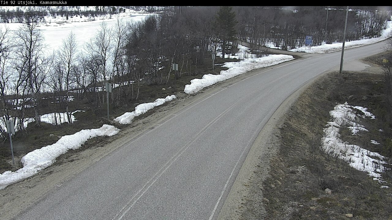 Weather Camera Image Väg 92 Utsjoki, Kaamasmukka, Utsjoki, Lappi