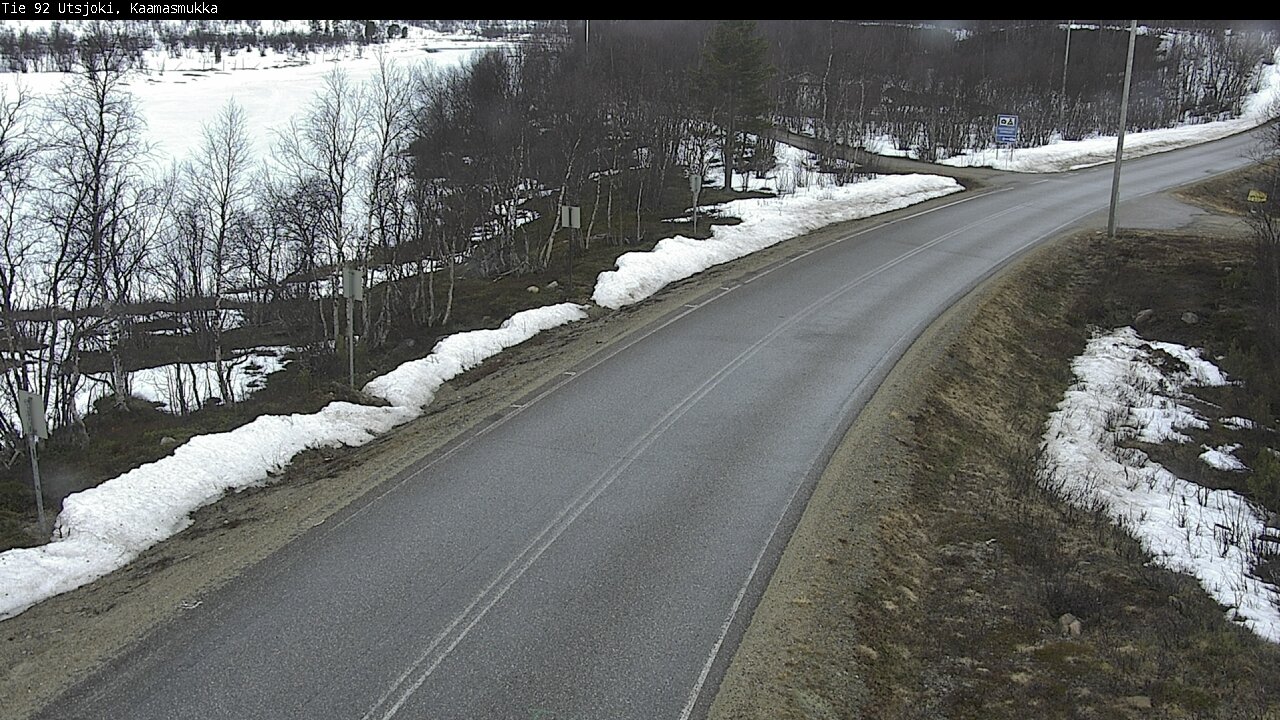 Weather Camera Image Väg 92 Utsjoki, Kaamasmukka, Utsjoki, Lappi