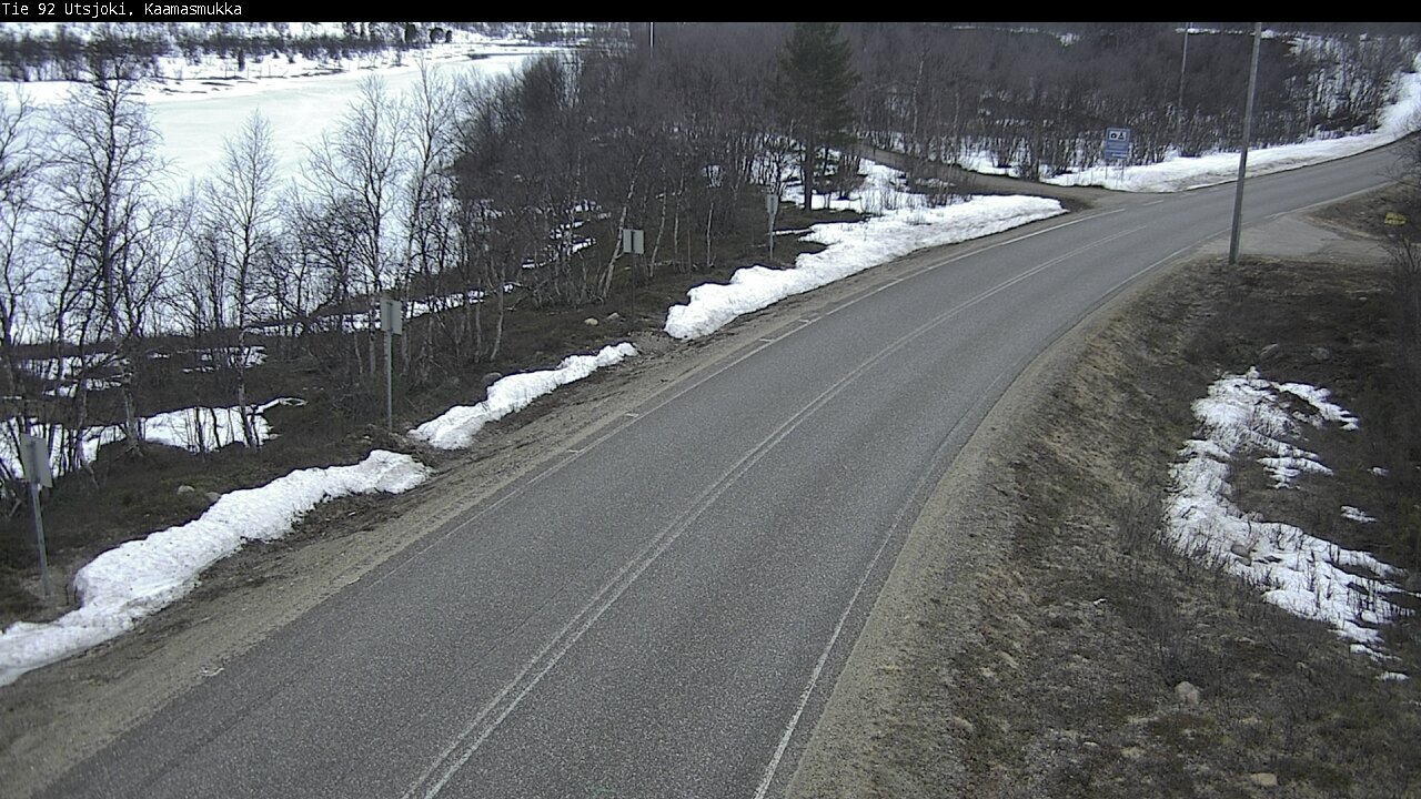 Weather Camera Image Road 92 Utsjoki, Kaamasmukka, Utsjoki, Lappi