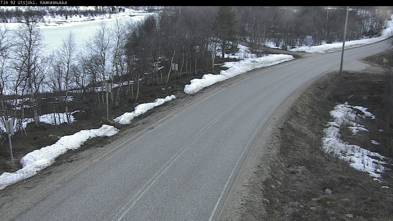Weather Camera Image Väg 92 Utsjoki, Kaamasmukka, Utsjoki, Lappi