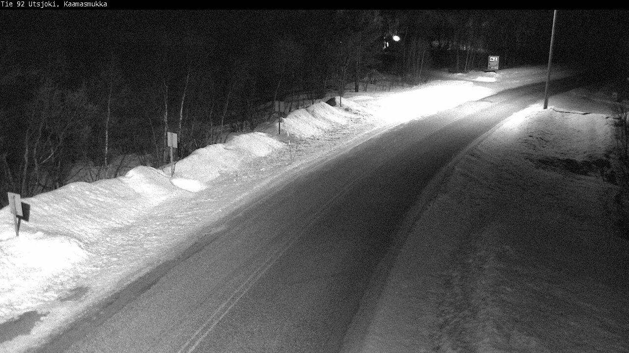 Kelikamerat Kuva Tie 92 Utsjoki, Kaamasmukka, Utsjoki, Lappi