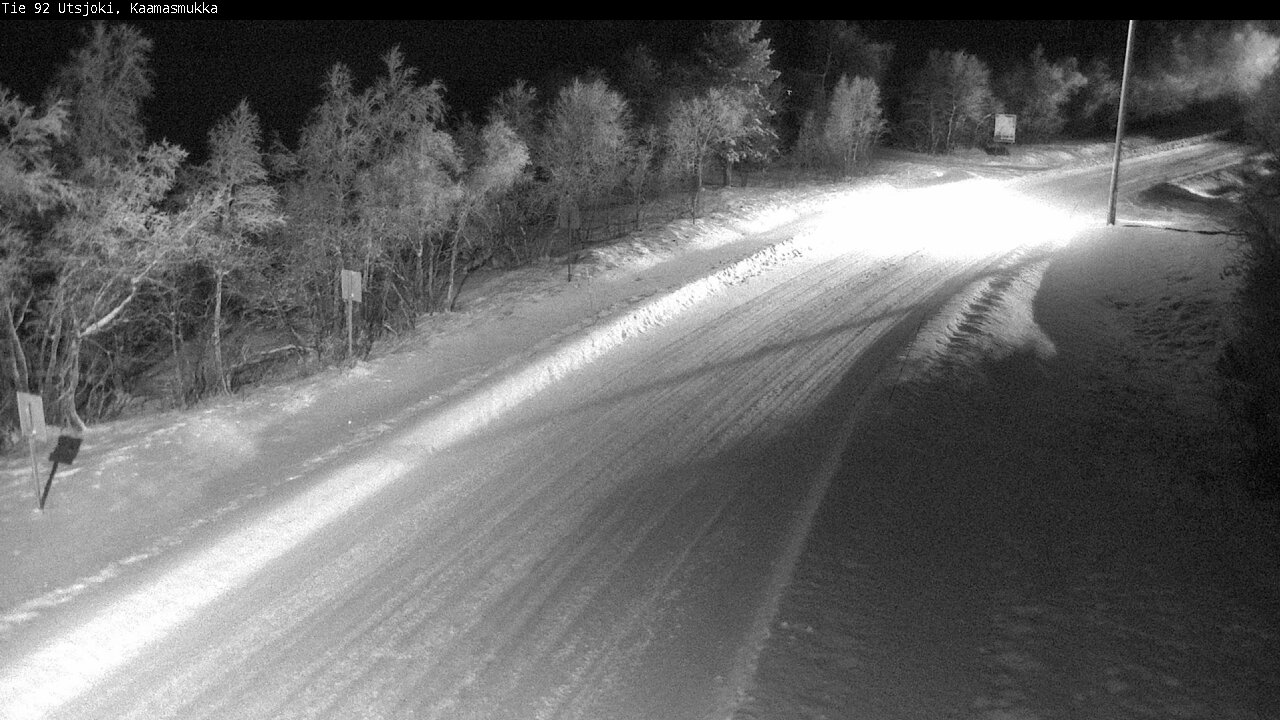 Weather Camera Image Road 92 Utsjoki, Kaamasmukka, Utsjoki, Lappi