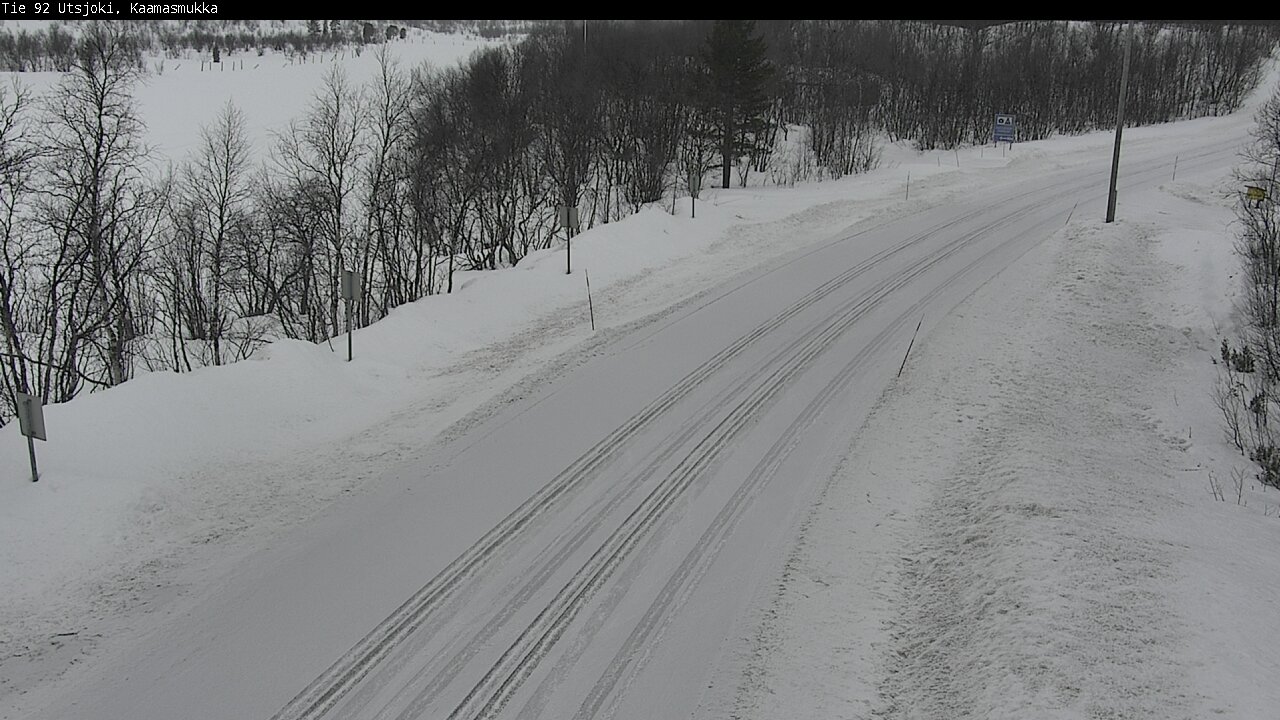 Kelikamerat Kuva Tie 92 Utsjoki, Kaamasmukka, Utsjoki, Lappi