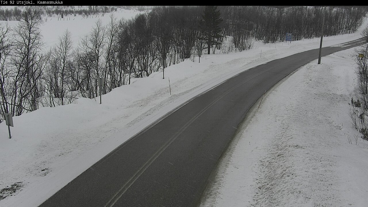Weather Camera Image Väg 92 Utsjoki, Kaamasmukka, Utsjoki, Lappi