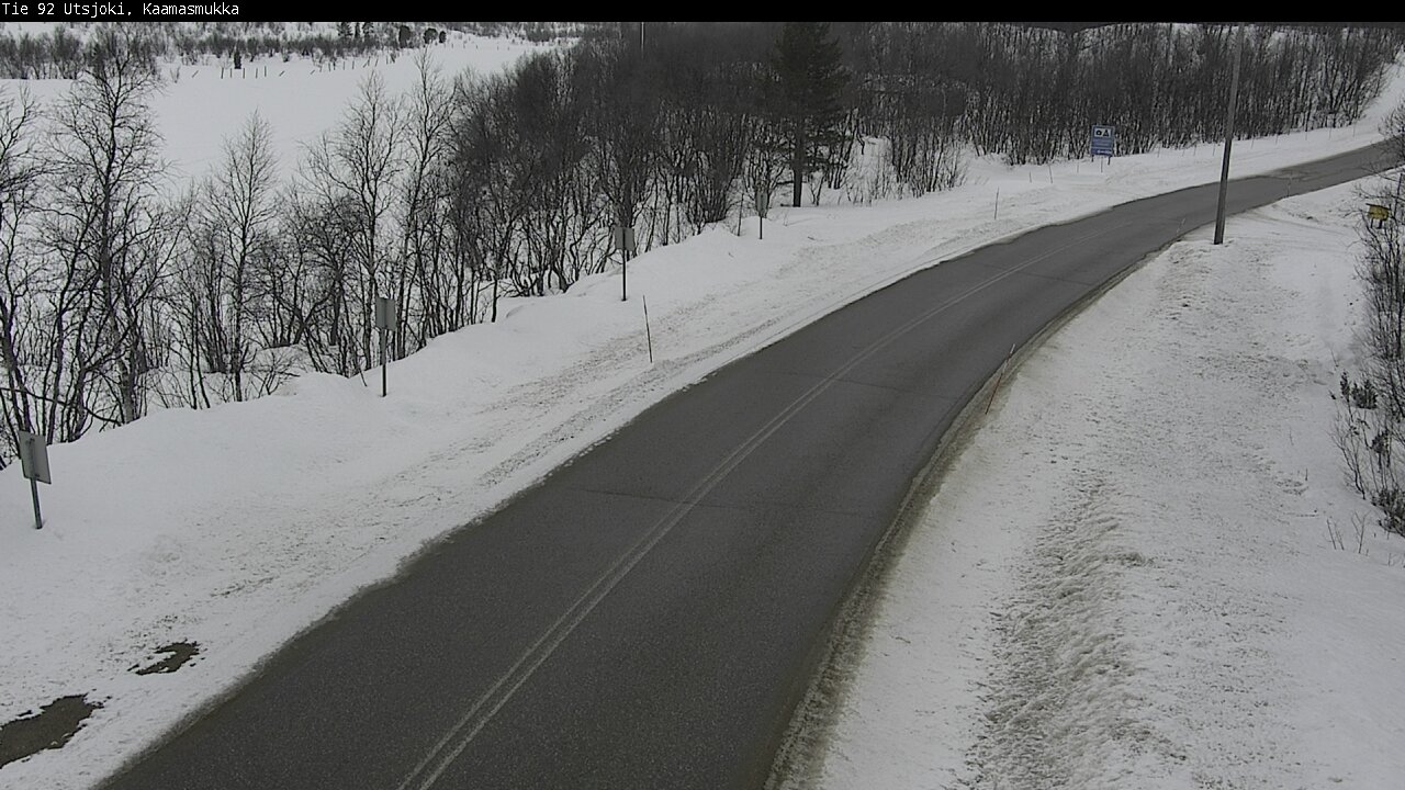 Weather Camera Image Väg 92 Utsjoki, Kaamasmukka, Utsjoki, Lappi