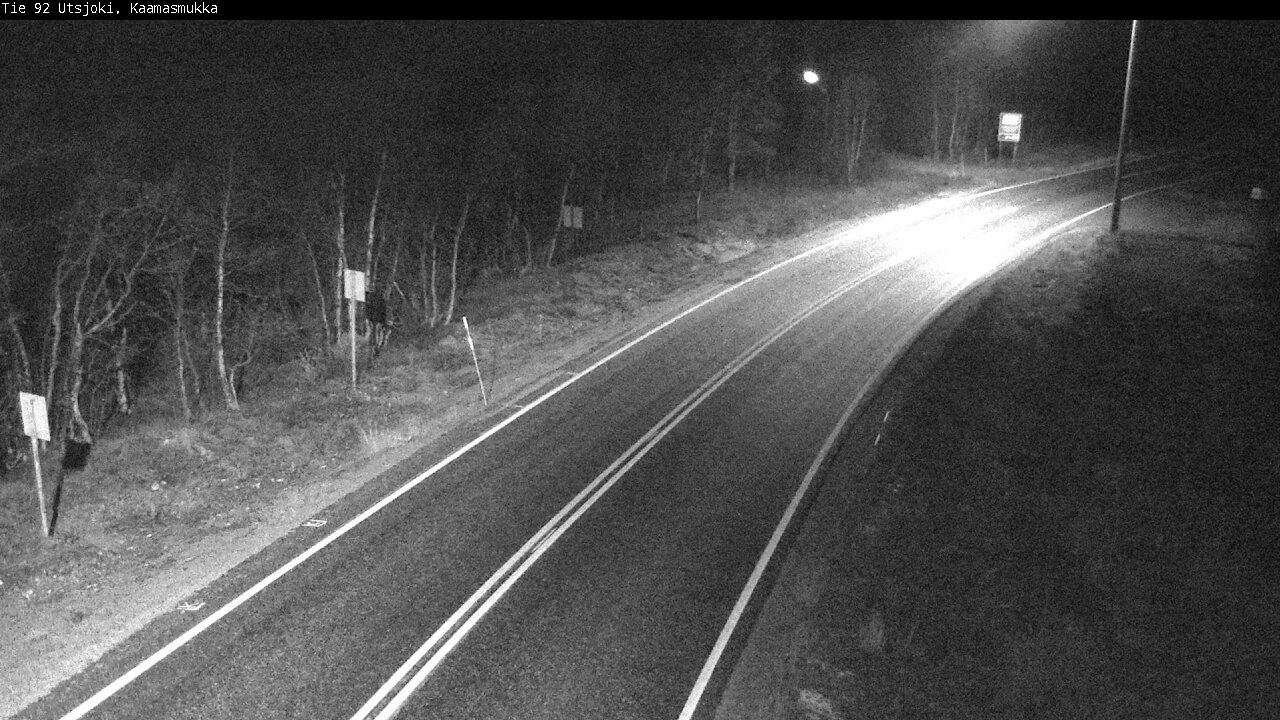 Kelikamerat Kuva Tie 92 Utsjoki, Kaamasmukka, Utsjoki, Lappi