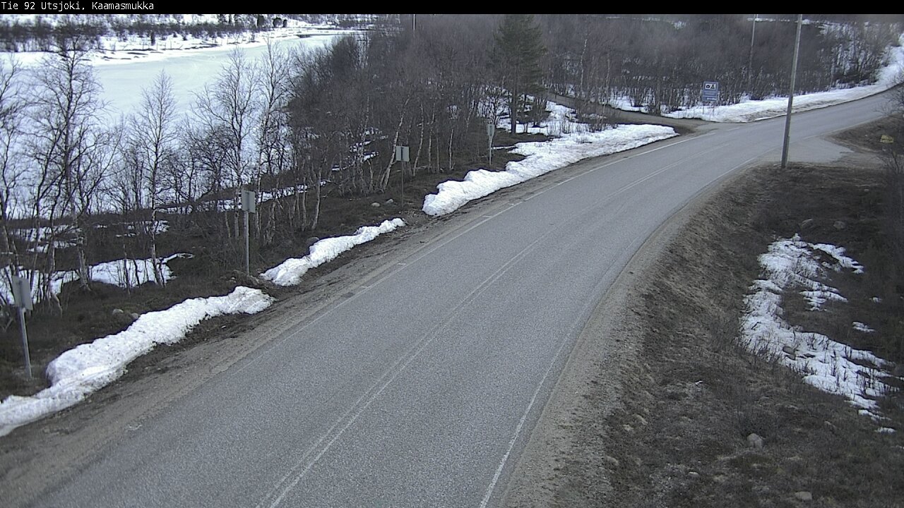 Weather Camera Image Väg 92 Utsjoki, Kaamasmukka, Utsjoki, Lappi