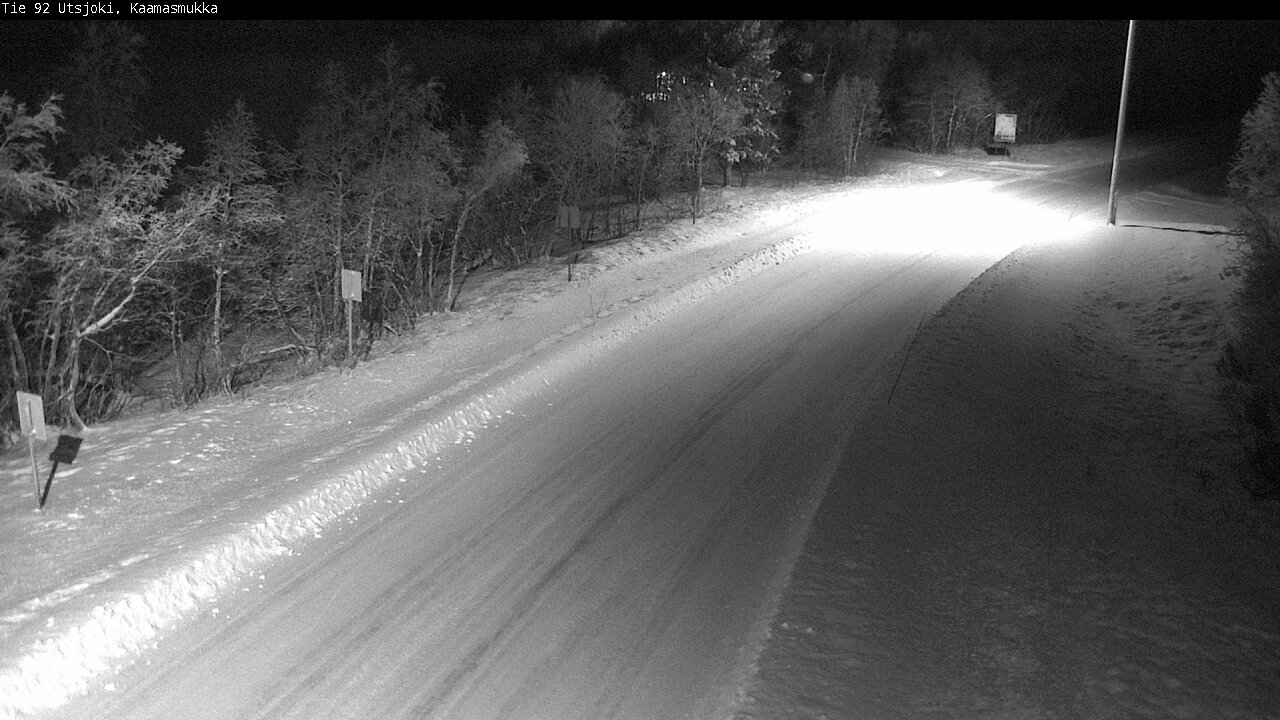 Weather Camera Image Road 92 Utsjoki, Kaamasmukka, Utsjoki, Lappi