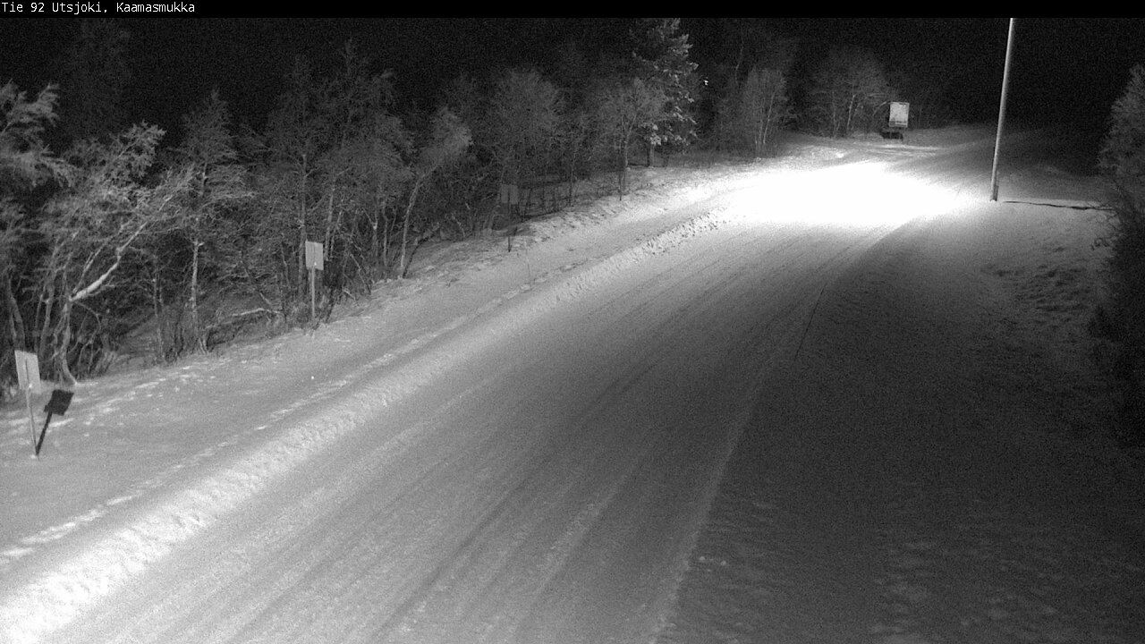 Weather Camera Image Road 92 Utsjoki, Kaamasmukka, Utsjoki, Lappi