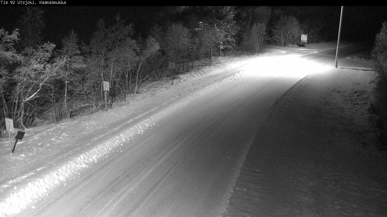 Weather Camera Image Road 92 Utsjoki, Kaamasmukka, Utsjoki, Lappi