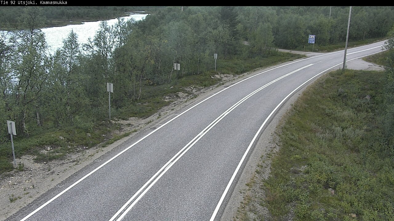 Weather Camera Image Road 92 Utsjoki, Kaamasmukka, Utsjoki, Lappi