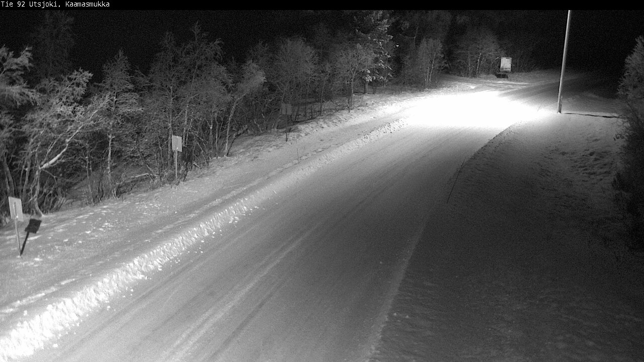 Weather Camera Image Road 92 Utsjoki, Kaamasmukka, Utsjoki, Lappi