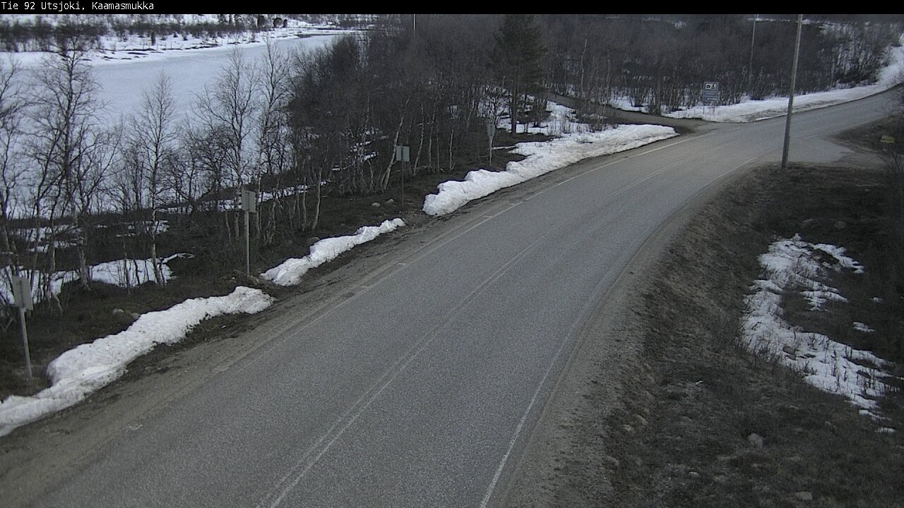Weather Camera Image Väg 92 Utsjoki, Kaamasmukka, Utsjoki, Lappi