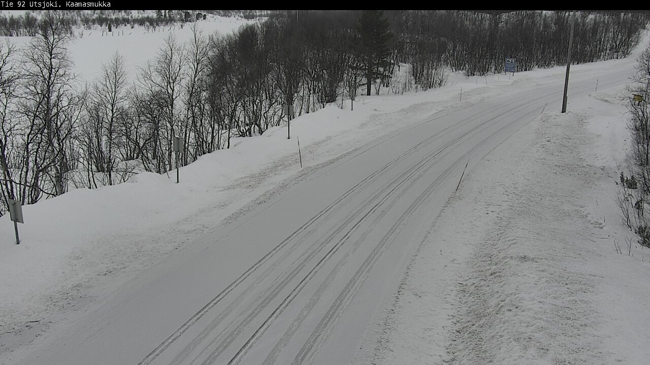 Kelikamerat Kuva Tie 92 Utsjoki, Kaamasmukka, Utsjoki, Lappi