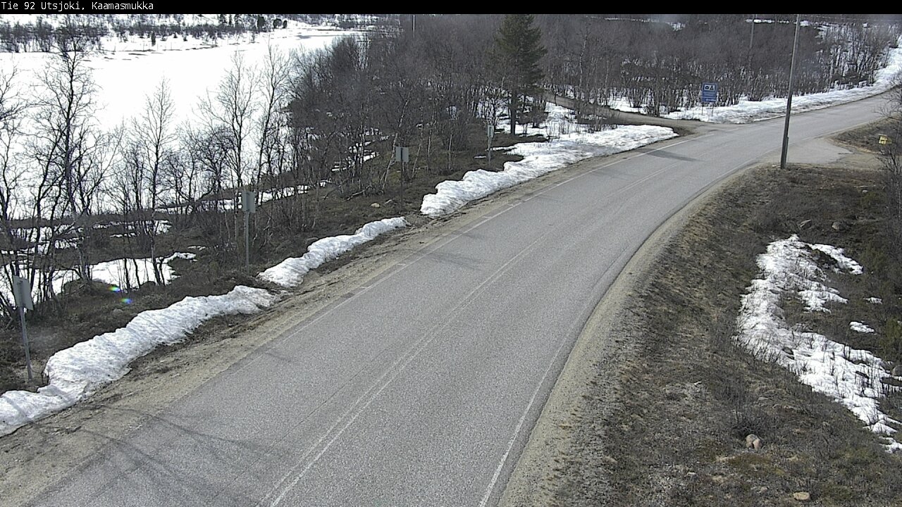 Weather Camera Image Väg 92 Utsjoki, Kaamasmukka, Utsjoki, Lappi