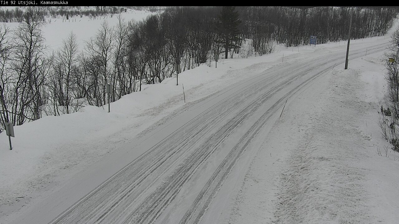 Kelikamerat Kuva Tie 92 Utsjoki, Kaamasmukka, Utsjoki, Lappi