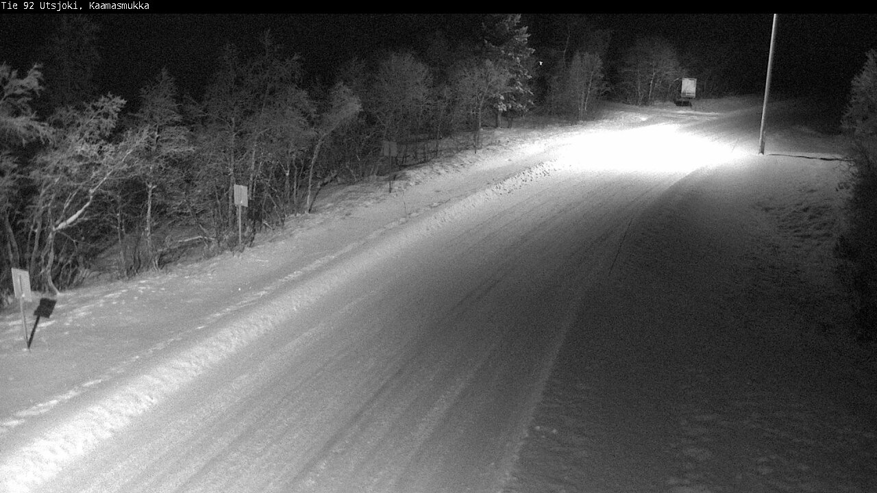 Weather Camera Image Road 92 Utsjoki, Kaamasmukka, Utsjoki, Lappi