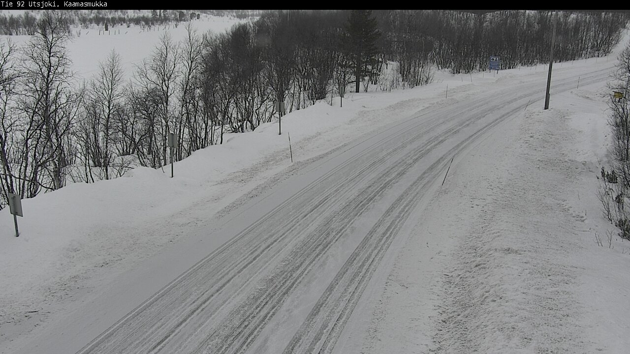 Kelikamerat Kuva Tie 92 Utsjoki, Kaamasmukka, Utsjoki, Lappi