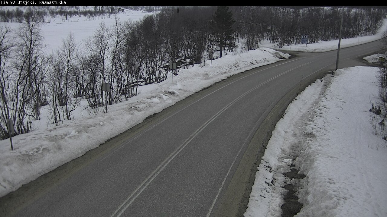 Weather Camera Image Road 92 Utsjoki, Kaamasmukka, Utsjoki, Lappi