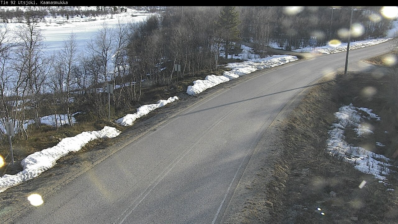 Weather Camera Image Väg 92 Utsjoki, Kaamasmukka, Utsjoki, Lappi