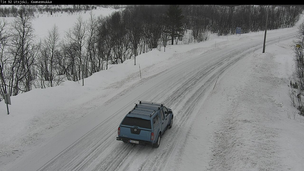 Weather Camera Image Road 92 Utsjoki, Kaamasmukka, Utsjoki, Lappi