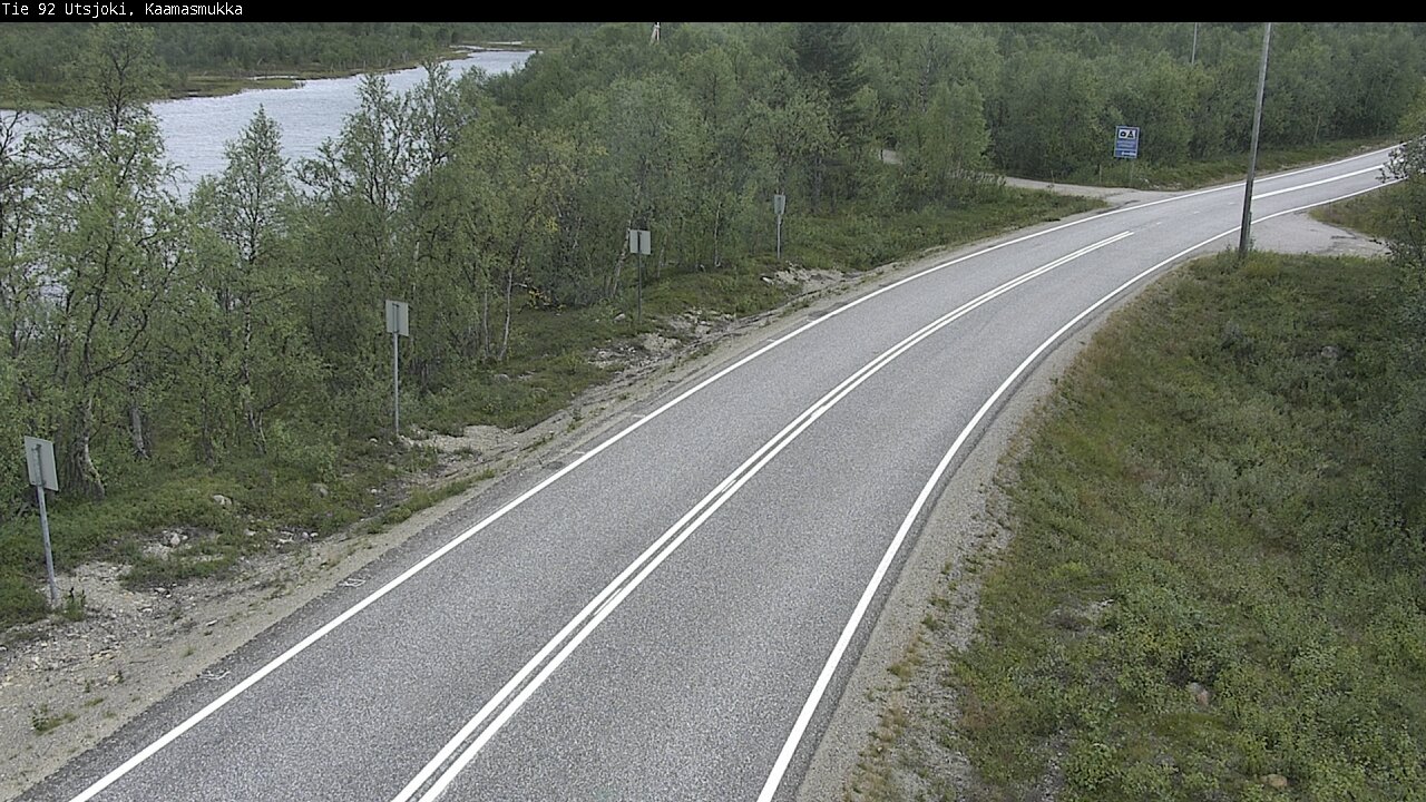 Kelikamerat Kuva Tie 92 Utsjoki, Kaamasmukka, Utsjoki, Lappi