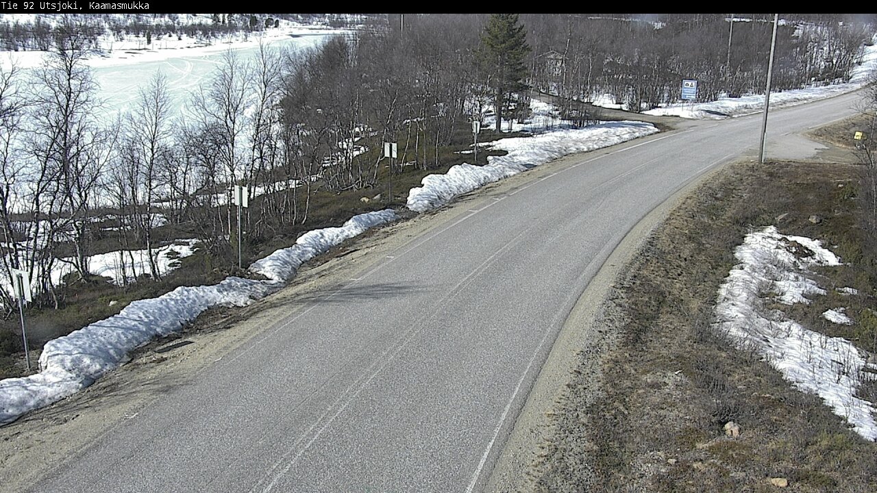 Weather Camera Image Väg 92 Utsjoki, Kaamasmukka, Utsjoki, Lappi