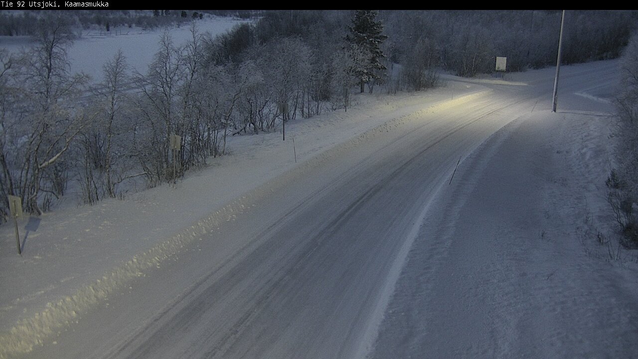Weather Camera Image Road 92 Utsjoki, Kaamasmukka, Utsjoki, Lappi