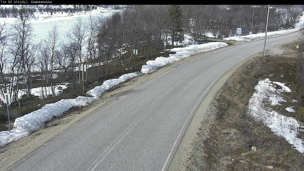 Weather Camera Image Väg 92 Utsjoki, Kaamasmukka, Utsjoki, Lappi